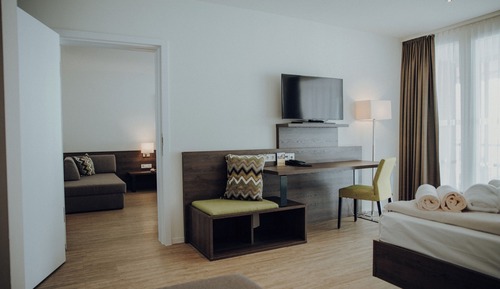 Habitación familiar, balcón