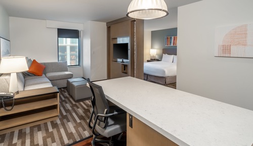 Suite estudio, 1 cama de matrimonio grande con sofá cama (Shower)