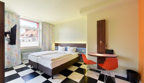 Habitación de diseño con 1 cama doble o 2 individuales, 1 habitación, no fumadores