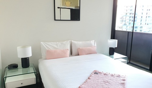 Apartamento Deluxe, 2 habitaciones, 2 baños, vistas al puerto deportivo
