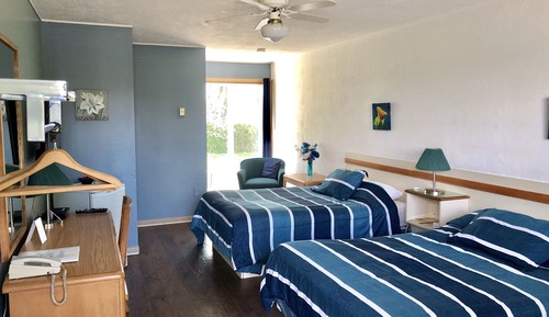 Habitación estándar, 2 camas dobles, vistas al río