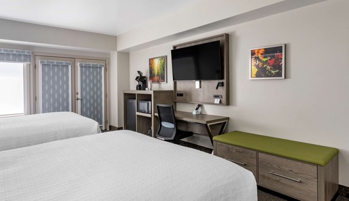 Habitación estándar, 2 camas de matrimonio, no fumadores, balcón