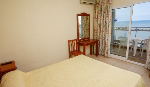Habitación doble, terraza, vistas al mar