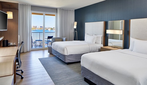 Habitación, 2 camas de matrimonio, no fumadores