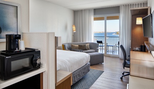 Habitación, 1 cama de matrimonio grande con sofá cama, no fumadores (Balcony)