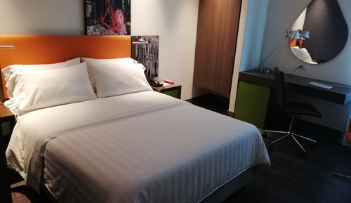 Habitación, 1 cama de matrimonio, accesible para personas con discapacidad