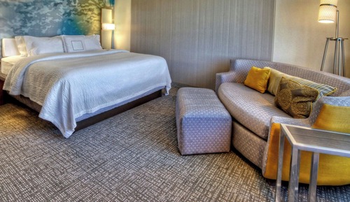 Habitación, 1 cama de matrimonio grande con sofá cama