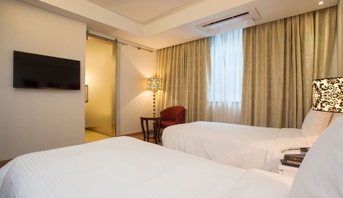 Habitación estándar con 2 camas individuales (Bigger than most in Seoul)