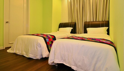 Apartamento, 2 habitaciones, no fumadores, vistas a la piscina