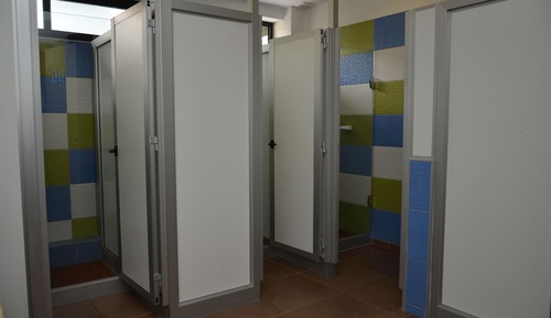 Family Room with Private Bath outside the Room 