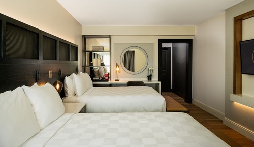 Habitación Deluxe doble, 2 camas de matrimonio