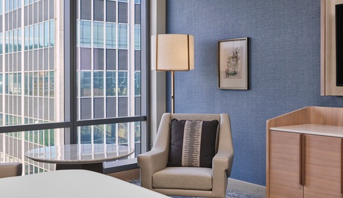 Habitación Deluxe, 2 camas de matrimonio, no fumadores (Club Lounge Access)