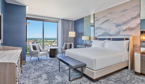 Habitación Deluxe, 1 cama de matrimonio grande, no fumadores (Mobility Accessible, Roll-in Shower)