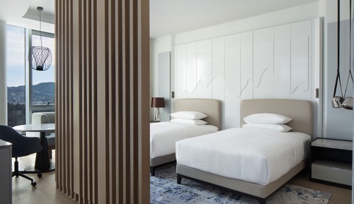 Habitación Deluxe, 2 camas individuales, no fumadores, vistas a la ciudad