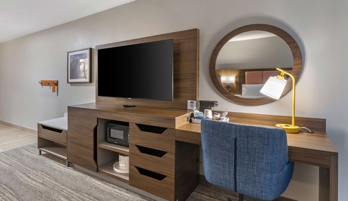 Habitación, 2 camas de matrimonio, frigorífico y microondas