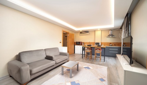 Apartamento, 1 cama de matrimonio con sofá cama