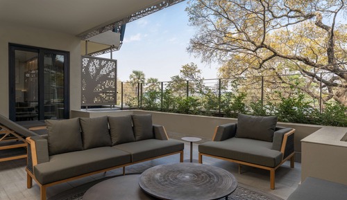 Suite Premium, terraza (Zambezi River View)