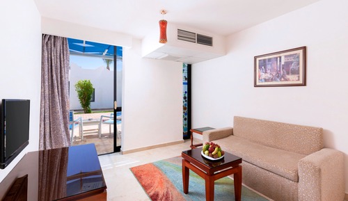 Habitación familiar, vistas al jardín