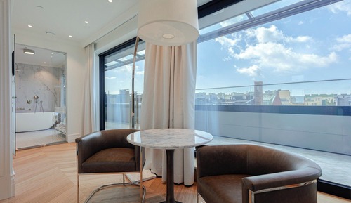 Suite junior, terraza