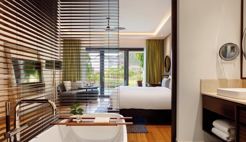 Habitación Premium, 1 cama de matrimonio grande, acceso a la piscina (Plunge pool access)