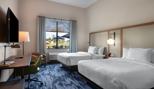 Habitación estándar, 2 camas de matrimonio