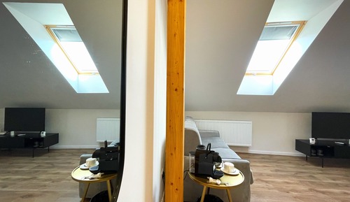 Habitación Deluxe, 1 cama de matrimonio con sofá cama