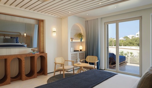 Suite ejecutiva, piscina privada, vistas al mar