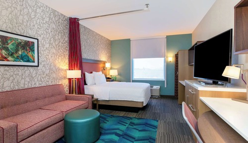 Suite estudio, 1 cama de matrimonio