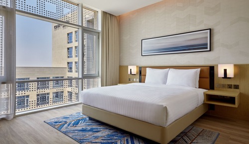 Habitación superior, 1 cama de matrimonio grande, no fumadores, vistas a la ciudad