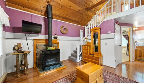 Casa de campo romántica, 1 cama de matrimonio, chimenea, vistas al jardín