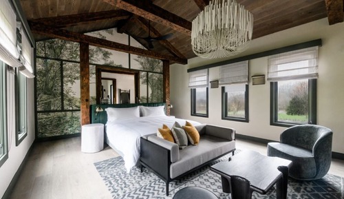 Casa de campo, 1 cama de matrimonio grande (Hillside)