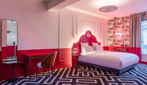 Habitación cuádruple familiar, 1 cama de matrimonio con sofá cama
