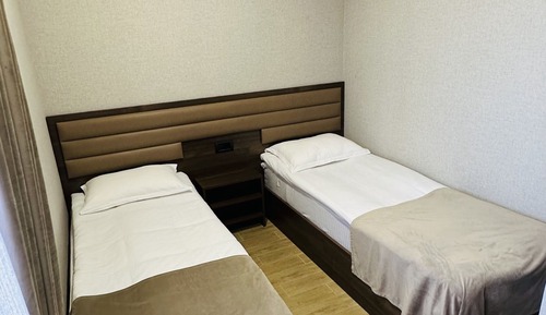 Habitación básica con 2 camas individuales