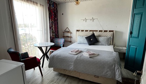 Habitación panorámica, 1 cama de matrimonio, vistas al mar