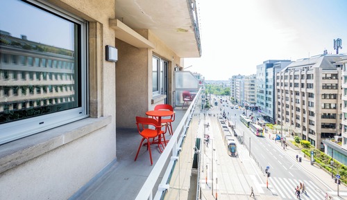 Apartamento de lujo, 1 habitación, balcón, vistas a la ciudad (Apartment Moselle)