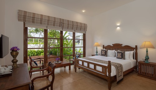 Habitación estándar doble, no fumadores, vistas al jardín
