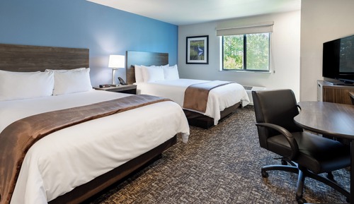 Habitación, 2 camas de matrimonio, accesible para personas con discapacidad (Mobility)