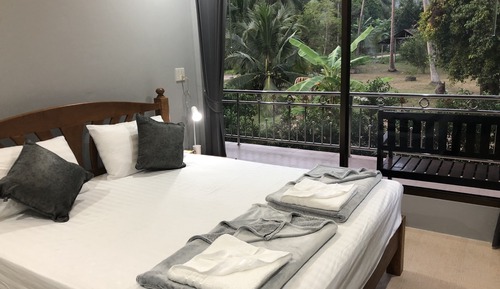 Casa estándar, 1 cama de matrimonio grande, terraza
