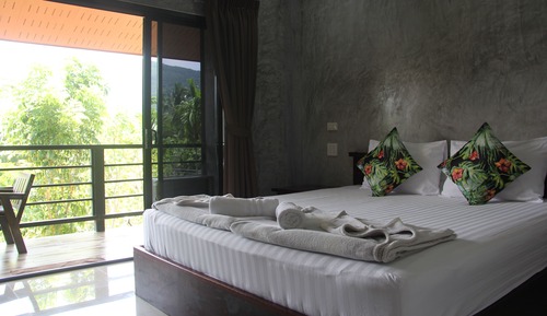 Habitación estándar, 1 cama de matrimonio grande, balcón
