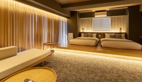 Habitación familiar con 2 camas individuales