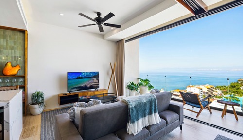 Apartamento Deluxe, 2 habitaciones, vistas a la bahía