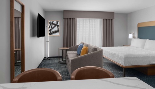 Suite estudio, 1 cama de matrimonio grande, accesible para personas con discapacidad, bañera