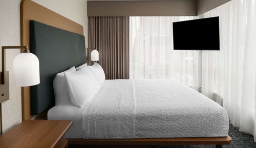 Habitación, 1 cama de matrimonio grande, accesible para personas con discapacidad, bañera