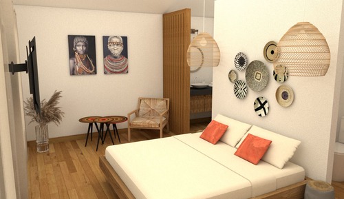 Chalet Premium, 1 cama de matrimonio grande