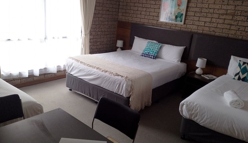 Estudio básico, varias camas