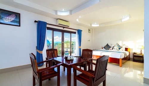 Habitación Deluxe doble, 1 cama de matrimonio grande, no fumadores, vistas al río