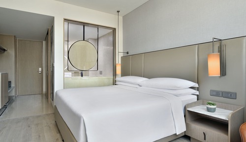 Habitación, 1 cama de matrimonio grande, no fumadores, vistas al patio