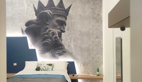 Habitación superior, 1 cama de matrimonio, terraza, vistas a la ciudad