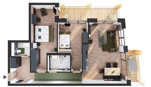 Apartamento superior