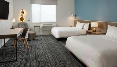 Estudio, 2 camas de matrimonio (Mobility Accessible, Tub)